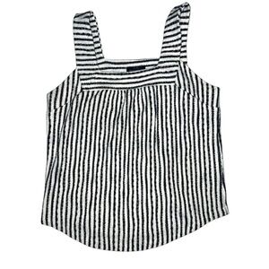 Lucky Brand Sleeveless Knit Stripe Top M